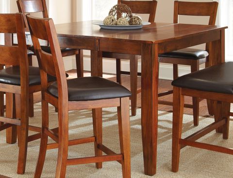 Mango Medium Brown Extendable Rectangular Counter Height Dining Table ... within Finding the Perfect Brown Counter Height Square Table for Your Space